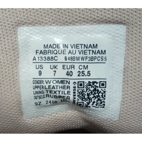 Converse Women's Chuck Taylor All Stars Lift HI Sneakers A13388C Vint White Sz 9 - Picture 10 of 10